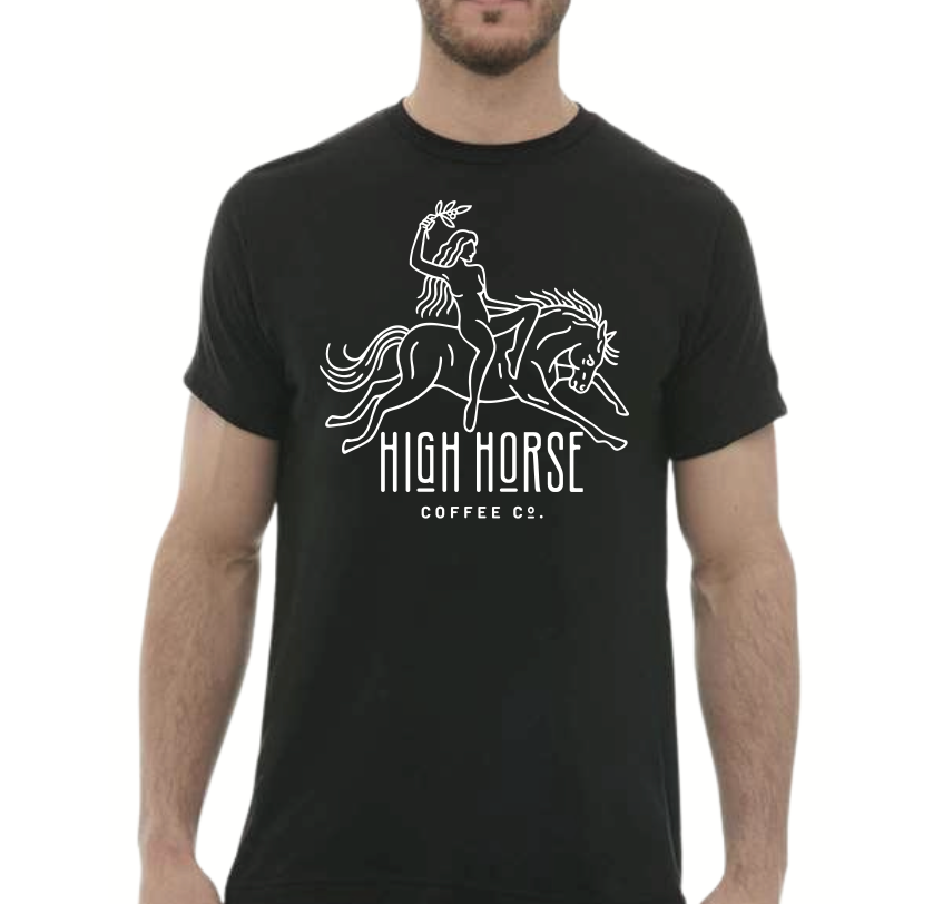 High Horse Coffee - Priestess Tee - Black